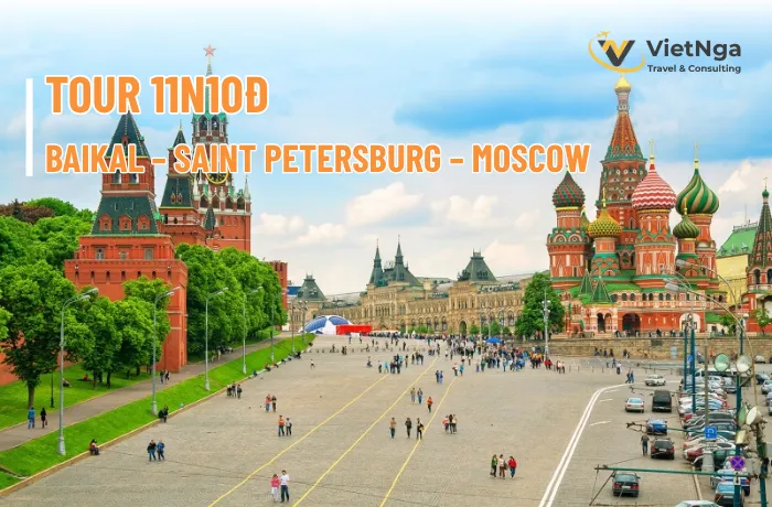 Tour 11N10Đ: Baikal - Saint Petersburg - Moscow